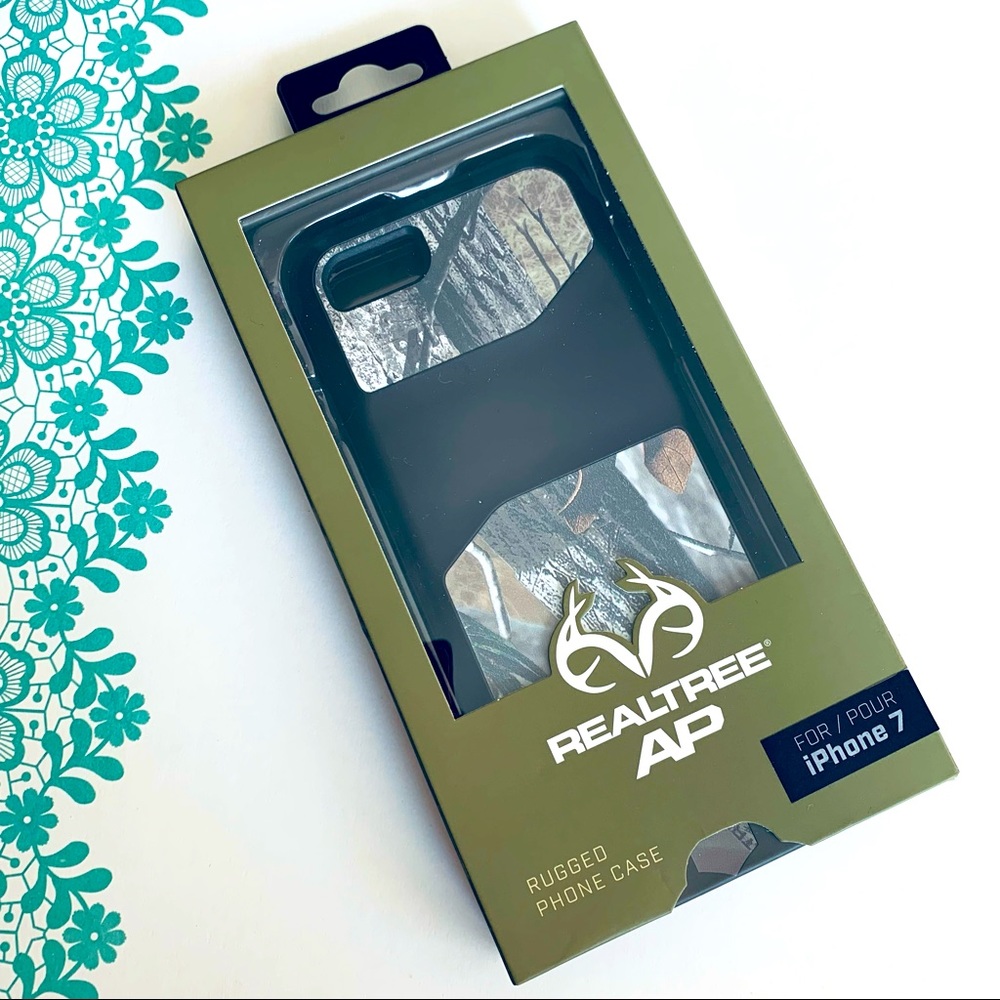 📱🆕 REALTREE AP Brand New IPhone 7 Camo Rugged Phone Case